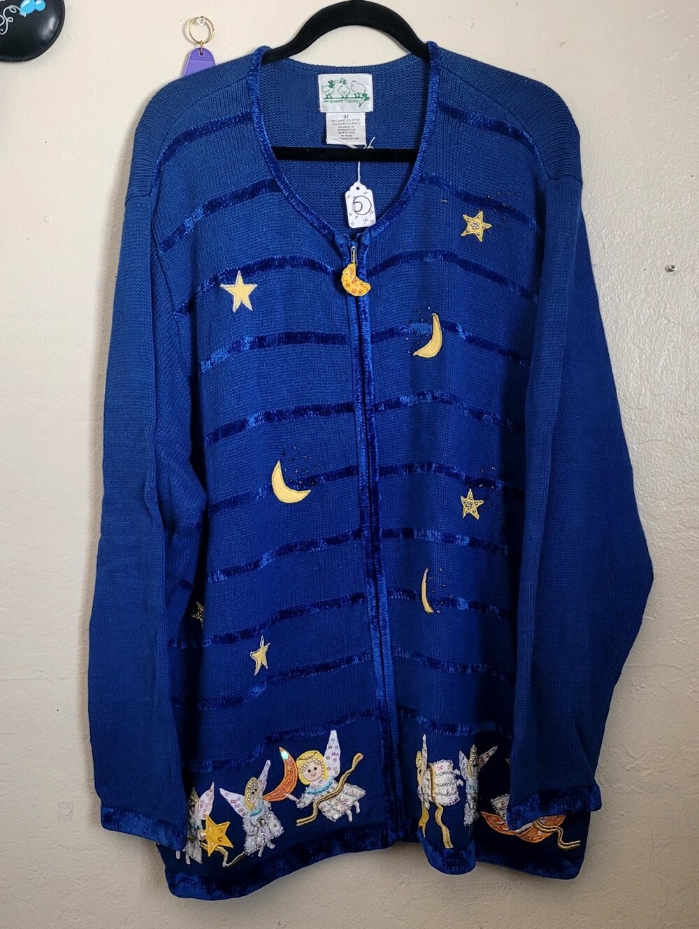 Vintage Quaker Factory Angel Cardigan